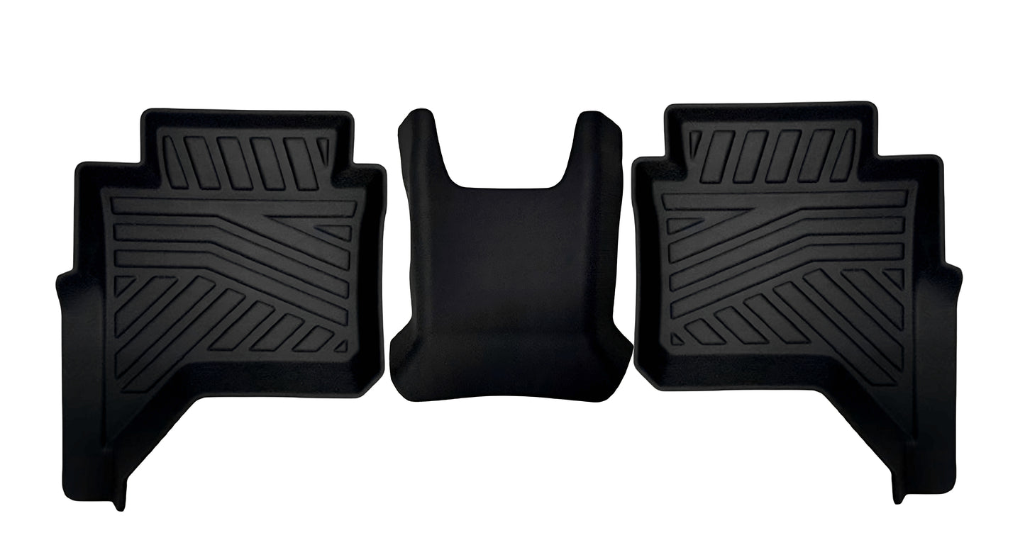 3D Moulded Car Floor Mats fit Ford Ranger Dual Cab Jul. 2022~Onwards XL XLS XLT Sport Wildtrak Raptor