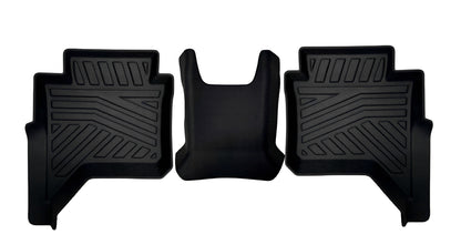 3D Moulded Car Floor Mats fit Ford Ranger Dual Cab Jul. 2022~Onwards XL XLS XLT Sport Wildtrak Raptor