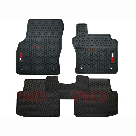 All Weather Rubber Car Floor Mats fit VW Volkswagen Tiguan AllSpace All Space 2017~Onwards
