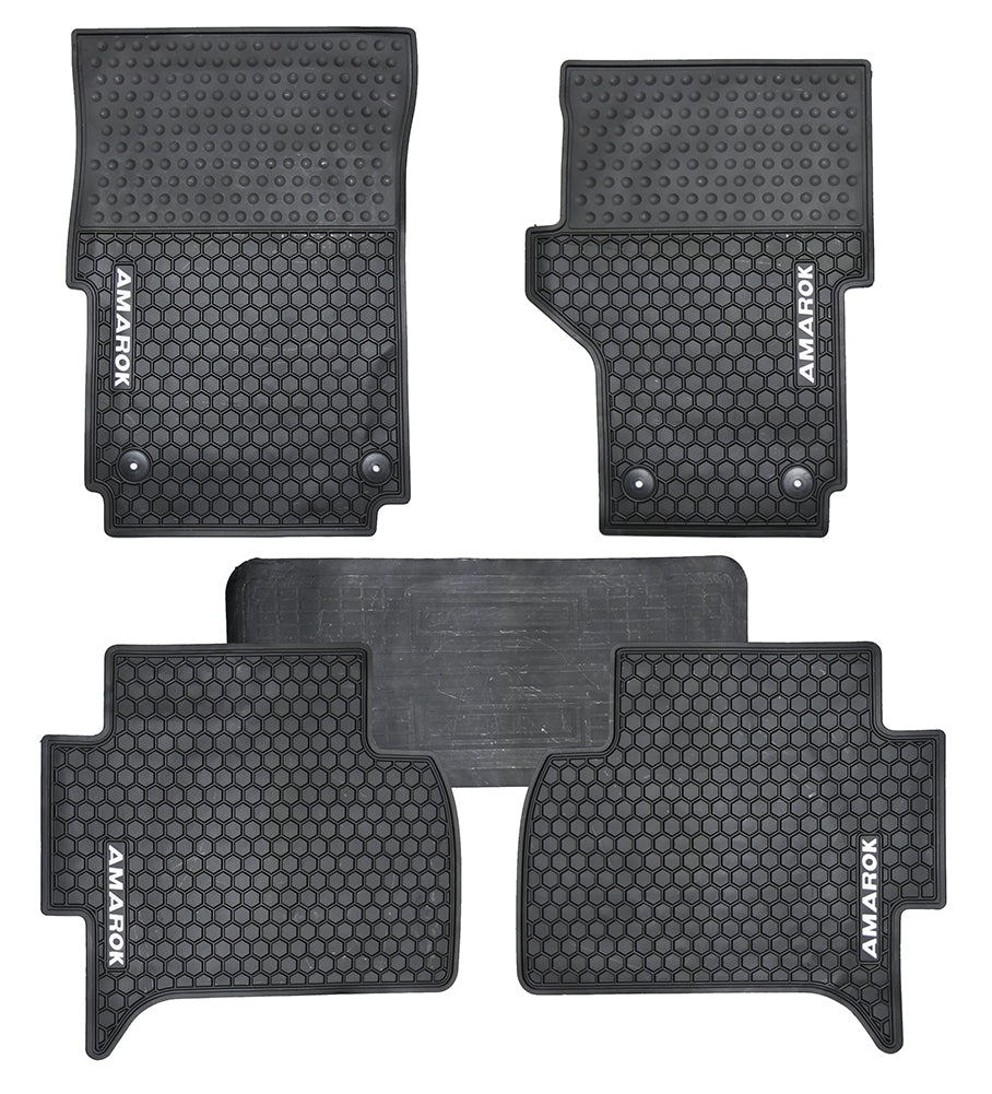 All Weather Rubber Car Floor Mats Fit VW Amarok 2011-2023 Volkswagen
