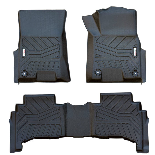 3D Moulded Car Floor Mats Fit Kia Tasman Ute 2025~Now