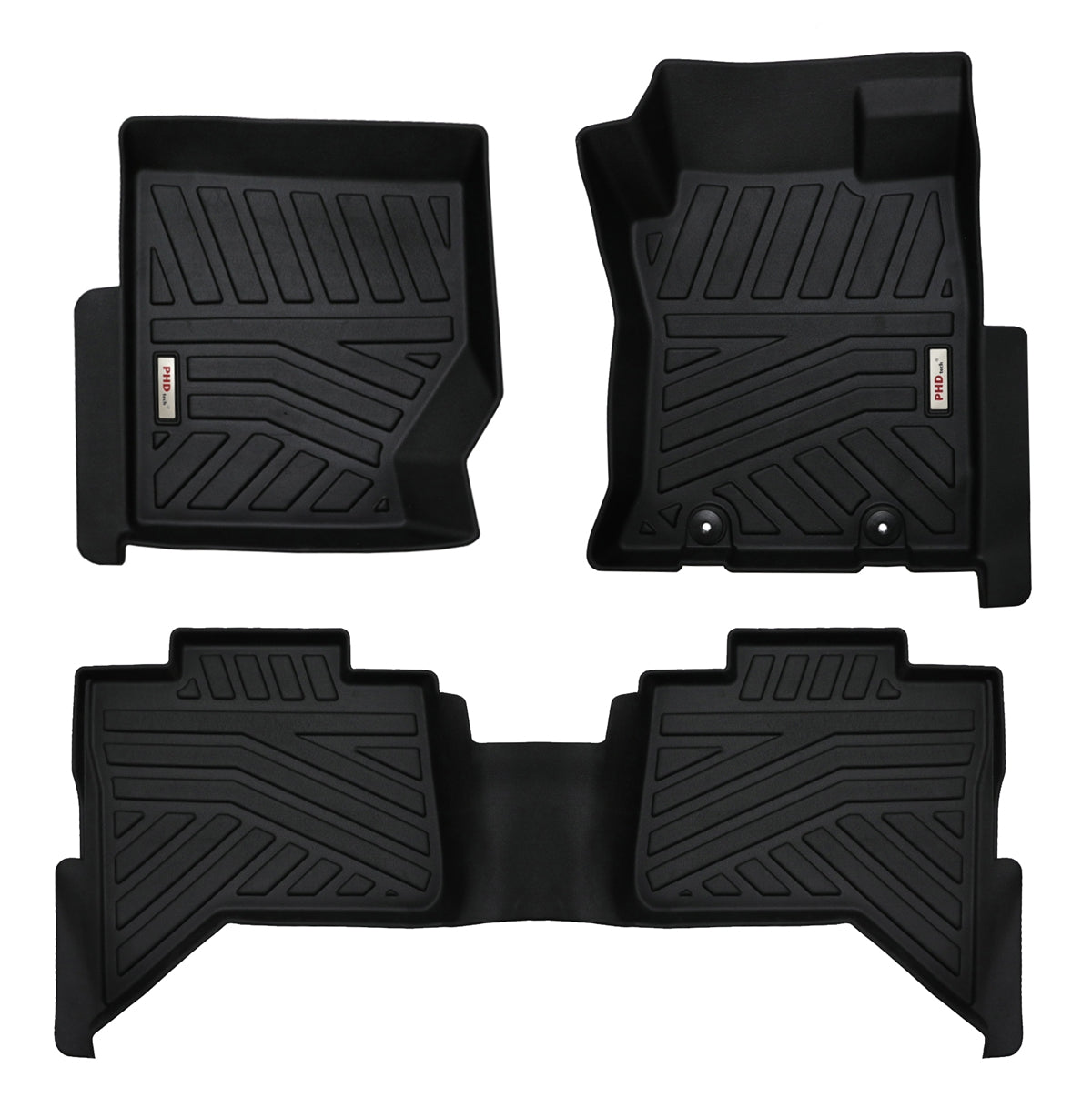 3D Moulded Car Floor Mats Fit All New MITSUBISHI Triton MV 2024 ~ Onwards