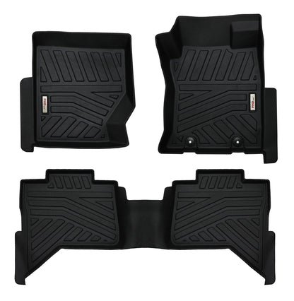 3D Moulded Car Floor Mats Fit All New MITSUBISHI Triton MV 2024 ~ Onwards