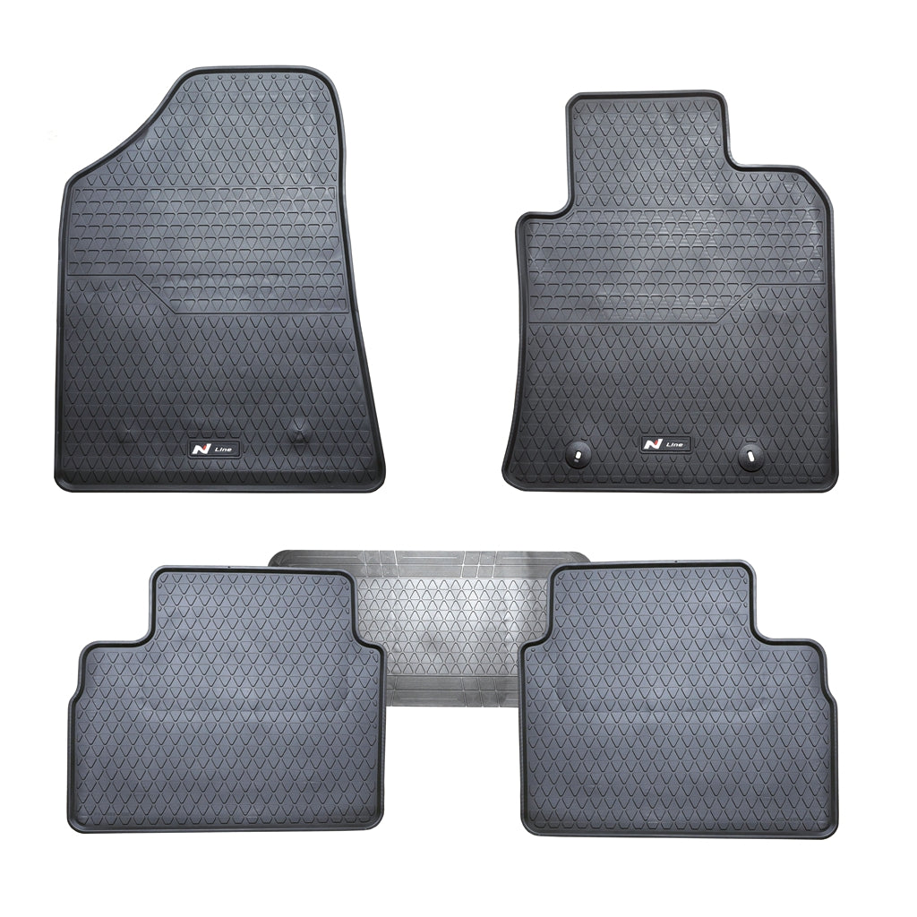 All Weather Rubber Car Floor Mats Fit Hyundai sedan i30 N N-Line PD 2017-ONWARD
