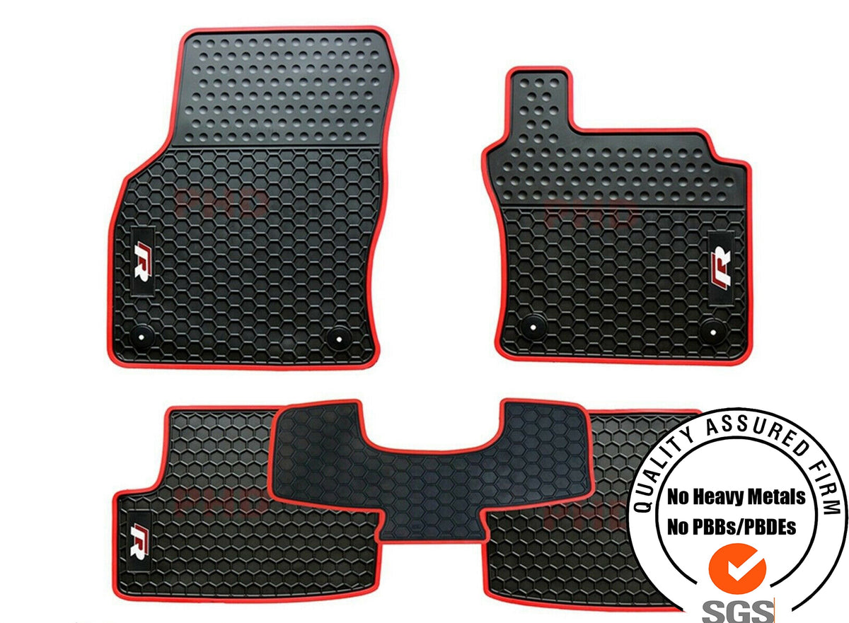 All Weather Rubber Car Floor Mats fit VW Golf R MK7 MK7.5 Volkswagen