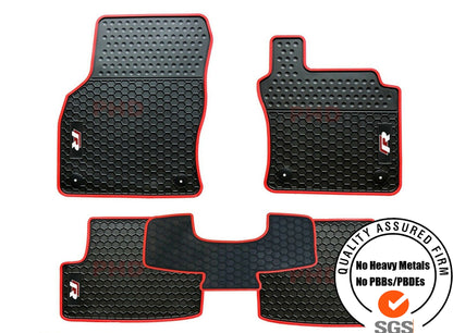 All Weather Rubber Car Floor Mats fit VW Golf R MK7 MK7.5 Volkswagen