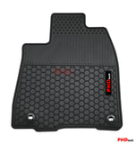 Rubber Car Floor Mats fit Toyota KLUGER Jul 2013-2021 May 1st & 2nd Row All Weather