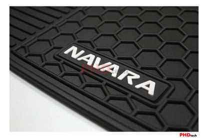 All Weather Rubber Car Floor Mats Fit Nissan Navara D40 Dual Cab 2008-2015  THAILAND BUILT