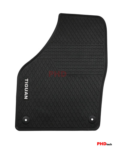 All Weather Rubber Car Floor Mats Set fit VW Tiguan 2007-2016 5N