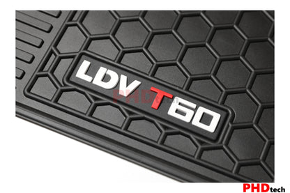 Premium Quality All Weather Rubber Floor Mats fit LDV T60 LUXE PRO Trailrider