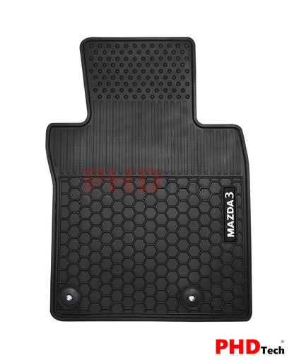 All Weather Rubber Car Floor Mats Fit Mazda 3 Mazda3 BP G20 G25 Hatch & Sedan 2019~