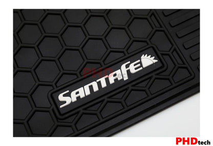 All Weather Rubber Car Floor Mats Fit  HYUNDAI SANTA FE Santafe TM 2018~2020