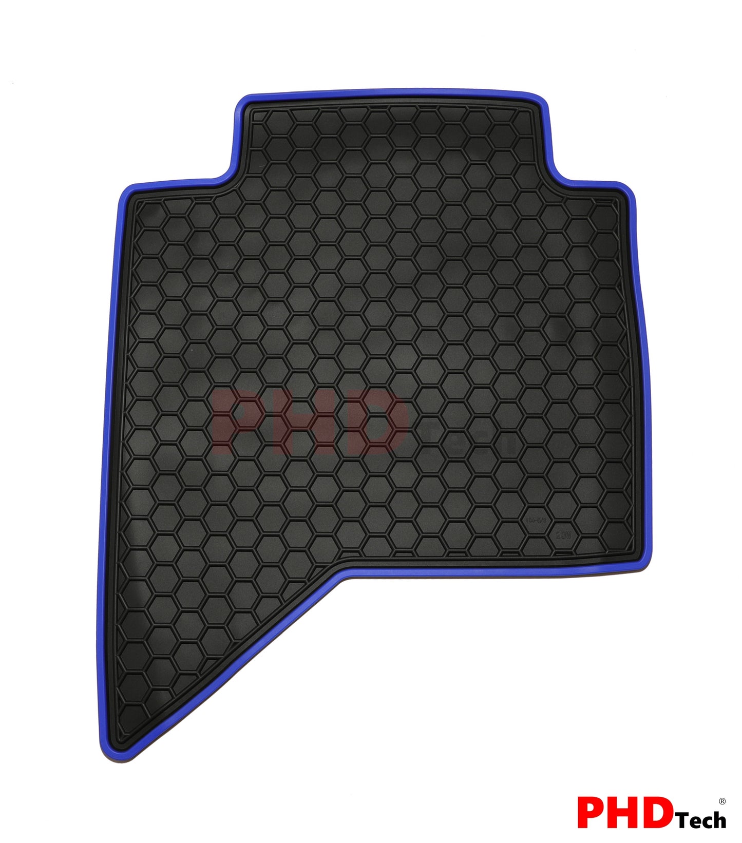 All Weather Rubber Car Floor Mats Fit ISUZU D-MAX Dual Cab DMAX 2021~ Blue Trim