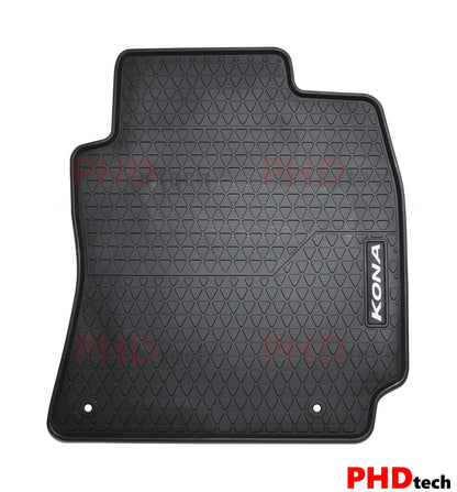 All Weather Rubber Car Floor Mats Fit HYUNDAI KONA 2017~2023
