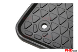 All Weather Rubber Car Floor Mats Fit Ford Ranger July 2022~Onwards First Row Mats