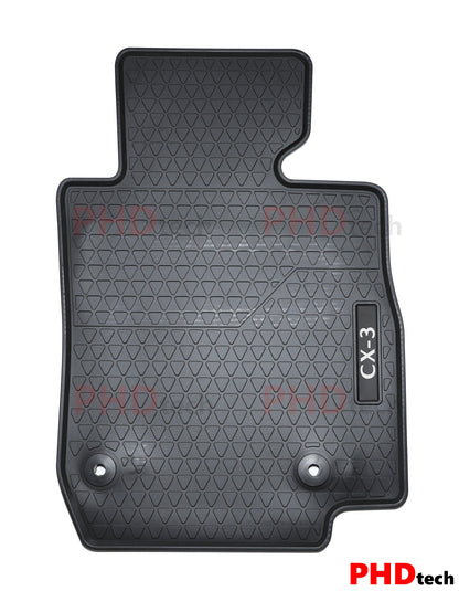 All Weather Rubber Car Floor Mats Fit Mazda CX3 CX-3 2015~