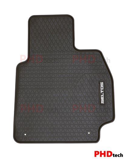 All Weather Rubber Car Floor Mats Fit KIA Seltos 2019~Onwards