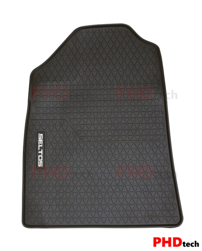 All Weather Rubber Car Floor Mats Fit KIA Seltos 2019~Onwards