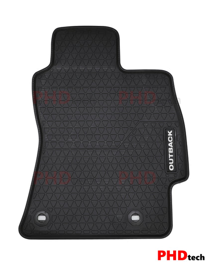 All Weather Rubber Car Floor Mats fit Subaru Outback Gen5 2015~2020