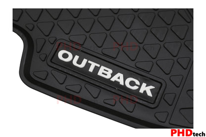 All Weather Rubber Car Floor Mats fit All-New Subaru Outback Gen6 May 2020~Apr. 2026