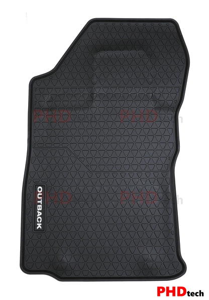 All Weather Rubber Car Floor Mats fit All-New Subaru Outback Gen6 May 2020~Apr. 2026