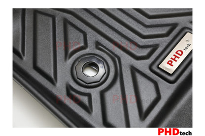 Toyota LandCruiser 300 Land Cruiser 3D Moulded Car Floor Mats Dec 2021-Onward 1st & 2nd Row LC300