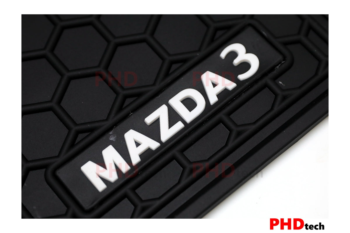 All Weather Rubber Car Floor Mats Fit Mazda 3 Mazda3 BP G20 G25 Hatch & Sedan 2019~