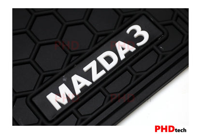 All Weather Rubber Car Floor Mats Fit Mazda 3 Mazda3 BP G20 G25 Hatch & Sedan 2019~