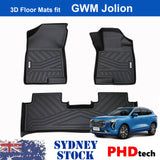 3D Moulded TPE Car Floor Mats fit GWM Haval Jolion 2020~Onwards