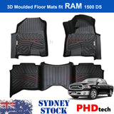 RAM DS 1500/2500/3500 ASV Convert Crew Cab 3D Moulded Floor Full Set