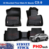 3D Moulded Floor Fit Mazda CX-9 CX9 Gen2 2017~Onwards