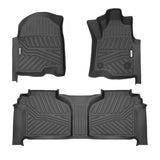 Acoustic 3D Moulded Floor Mats Chevrolet Silverado 1500/2500/3500/ ZR2 Crew Cab