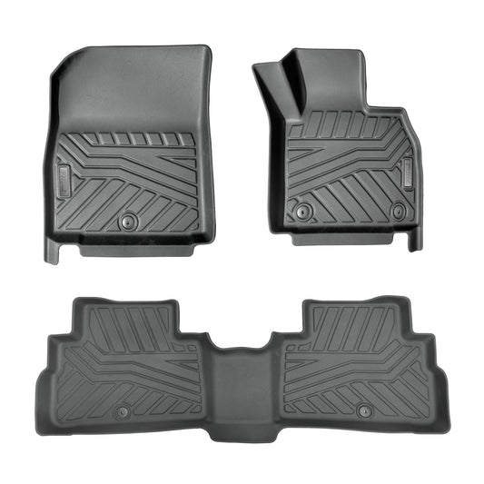 3D Moulded Car Floor Mats fit Hyundai Palisade 2020~Jul.2025  2 Row Set