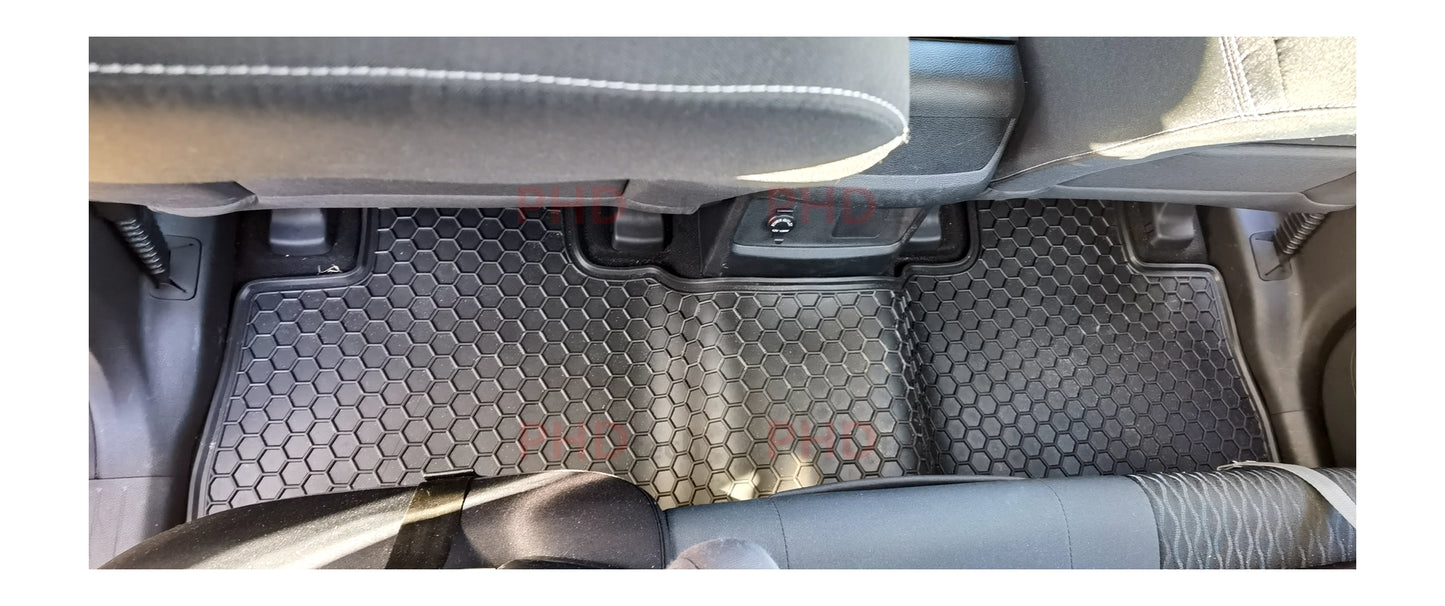 Premium Quality All Weather Rubber Floor Mats fit LDV T60 LUXE PRO Trailrider
