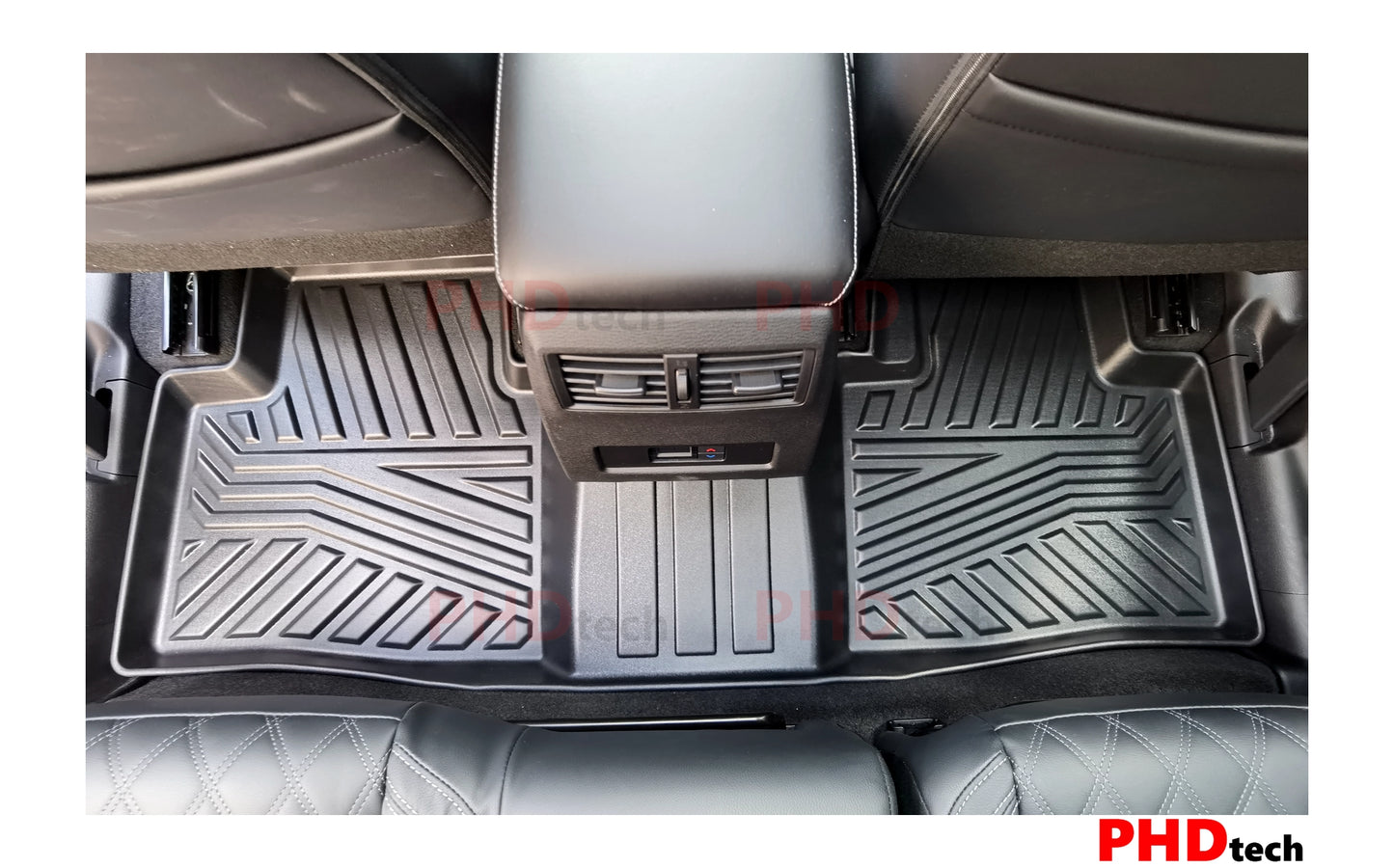 MITSUBISHI Outlander Jul 2021-Onward 3D Moulded Car Floor Mats 1st & 2nd Row Mats
