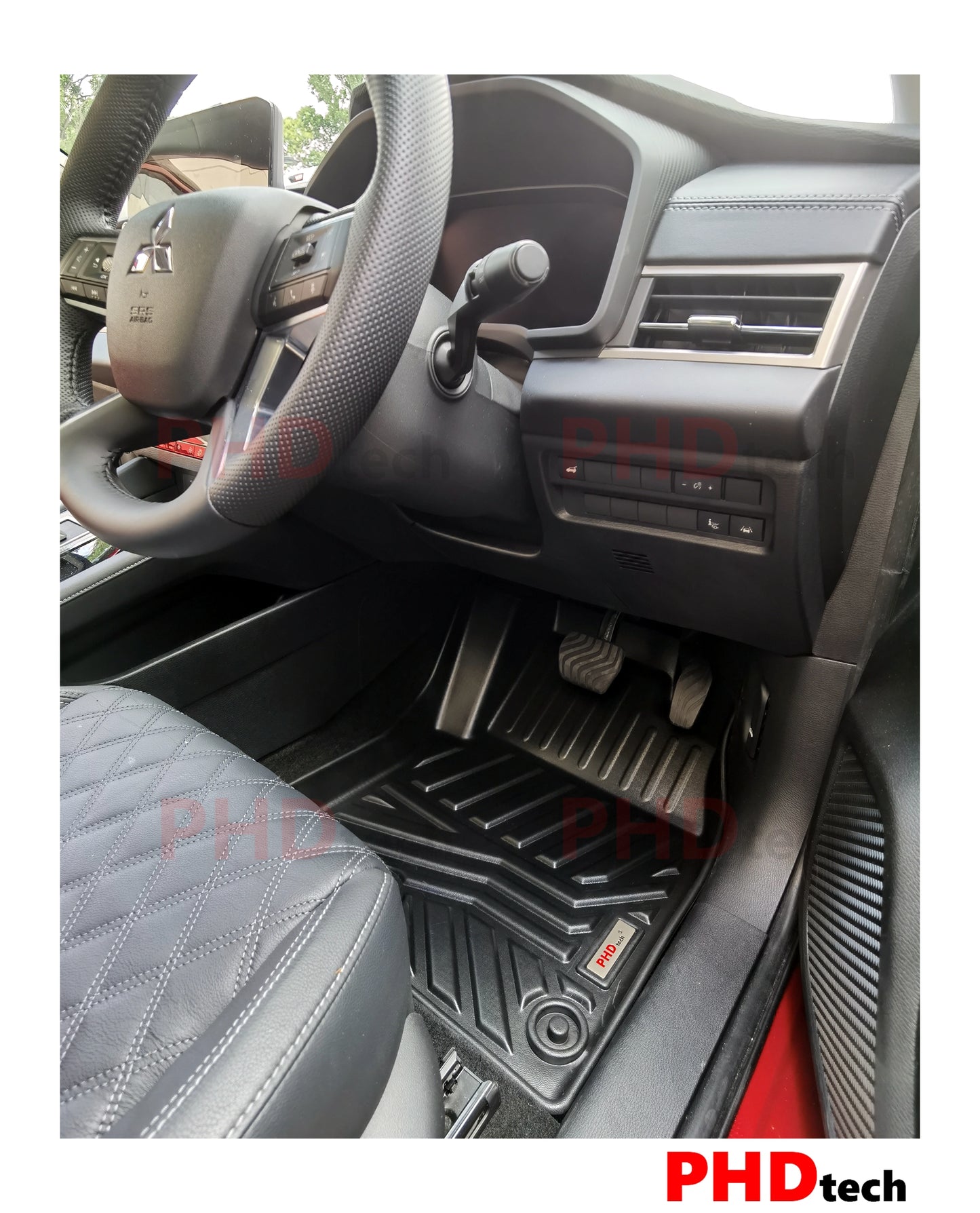 MITSUBISHI Outlander Jul 2021-Onward 3D Moulded Car Floor Mats 1st & 2nd Row Mats