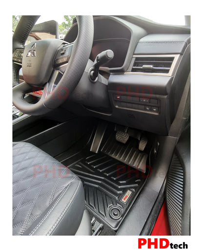 MITSUBISHI Outlander Jul 2021-Onward 3D Moulded Car Floor Mats 1st & 2nd Row Mats