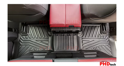 Lexus LX LX 450/500/570/600 3D Moulded Car Floor Mats Dec 2021-Onward 1st & 2nd Row