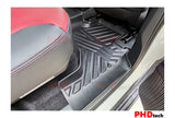 Lexus LX LX 450/500/570/600 3D Moulded Car Floor Mats Dec 2021-Onward 1st & 2nd Row