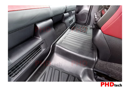 Toyota LandCruiser 300 Land Cruiser 3D Moulded Car Floor Mats Dec 2021-Onward 1st & 2nd Row LC300