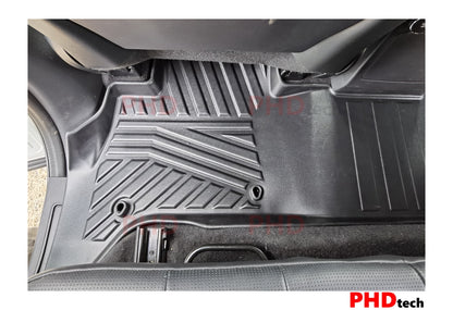 3D Moulded Car Floor Mats fit Land Rover Discovery 5 Discovery5 2017-Onward 1st, 2nd & 3rd row LandRover D5 Mats