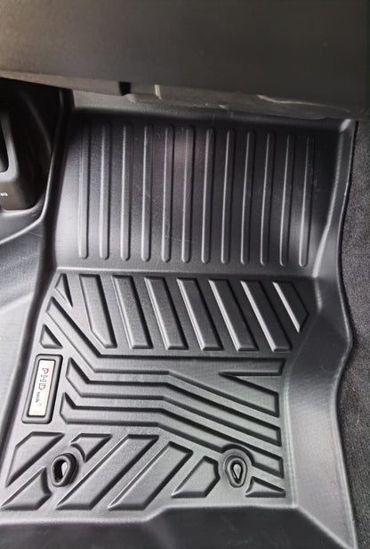 3D Moulded Car Floor Mats fit Land Rover Discovery 5 Discovery5 2017-Onward 1st, 2nd & 3rd row LandRover D5 Mats