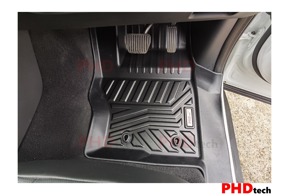 3D Moulded Car Floor Mats fit Land Rover Discovery 5 Discovery5 2017-Onward 1st, 2nd & 3rd row LandRover D5 Mats