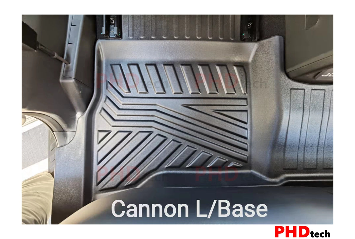 GWM Greatwall UTE CANNON Base and L MY21+ 2021~Onward 3D Moulded Car Floor Mats