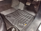 ***Back Order Jun.***3D Moulded TPE All Weather Floor Mats Liners Fit TOYOTA HILUX Dual Cab 2015~Onward Auto Only