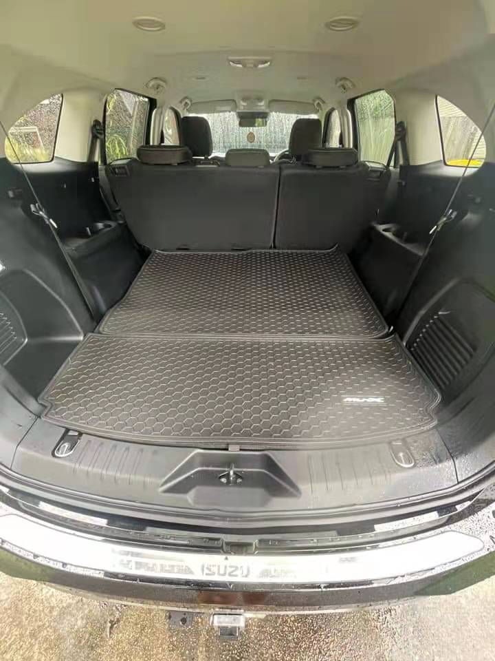 ISUZU MU-X MUX MY21~Onward All Weather Rubber Car Boot Liner Trunk Mats