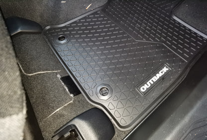 All Weather Rubber Car Floor Mats fit Subaru Outback Gen5 2015~2020