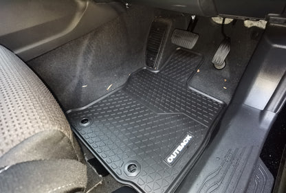 All Weather Rubber Car Floor Mats fit All-New Subaru Outback Gen6 May 2020~Apr. 2026