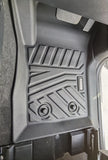 Acoustic 3D Moulded Car Floor Mats Front Mats fit all-New Ford Ranger Jul. 2022~Onwards XL XLS XLT Sport Wildtrak Raptor Front Mats