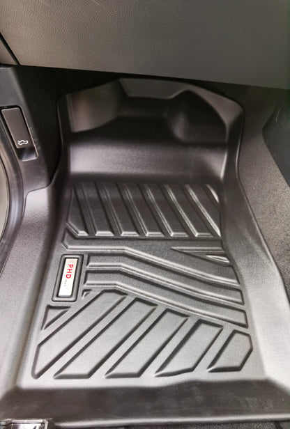 3D Moulded Car Floor Mats fit Ford Ranger Dual Cab Jul. 2022~Onwards XL XLS XLT Sport Wildtrak Raptor